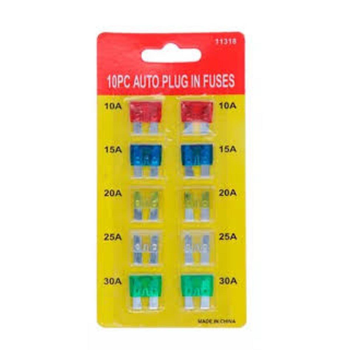 Fusibles mini tipo ficha x10 unidades