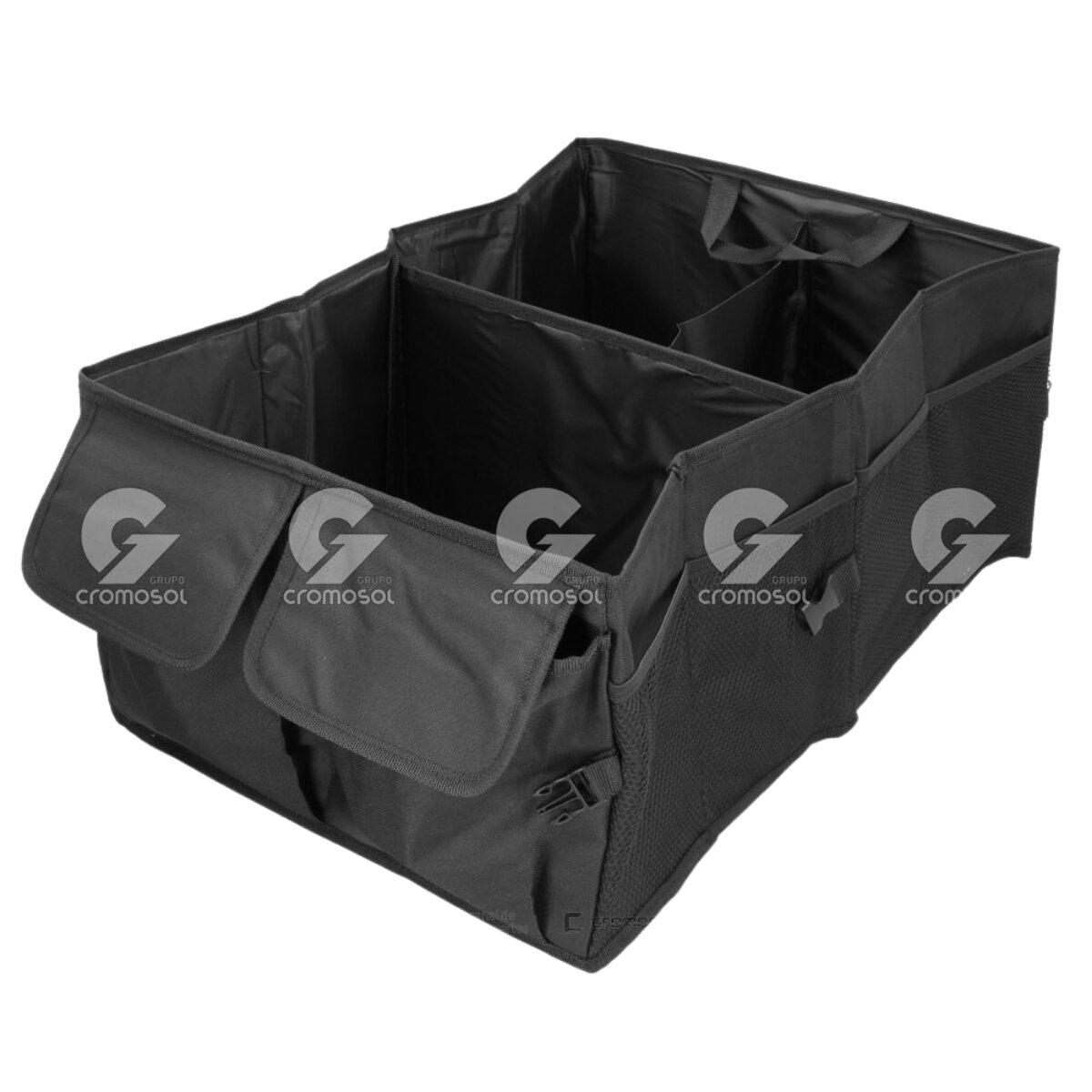 Organizador plegable multiuso de baúl negro