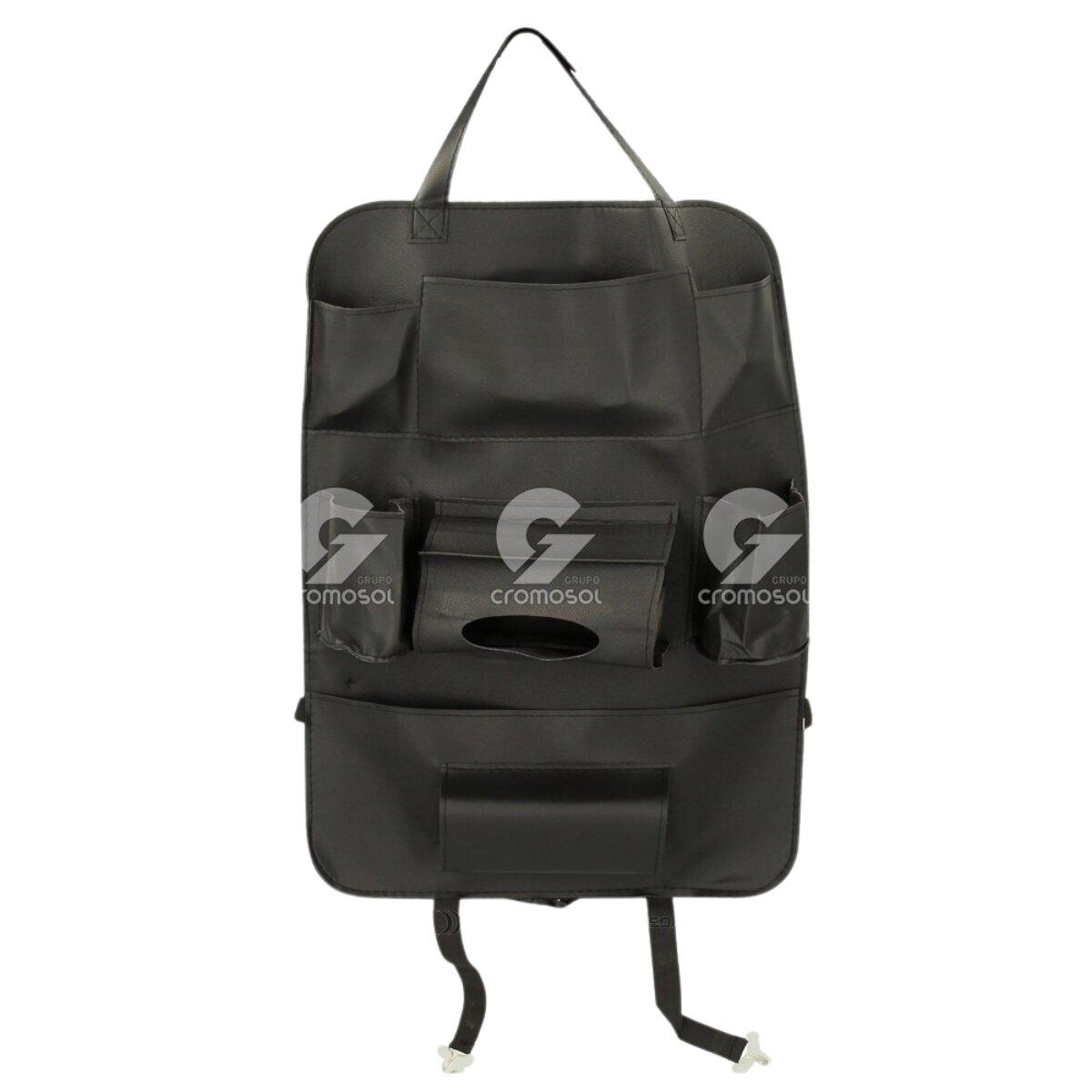 Organizador multiuso trasero para asiento (negro)
