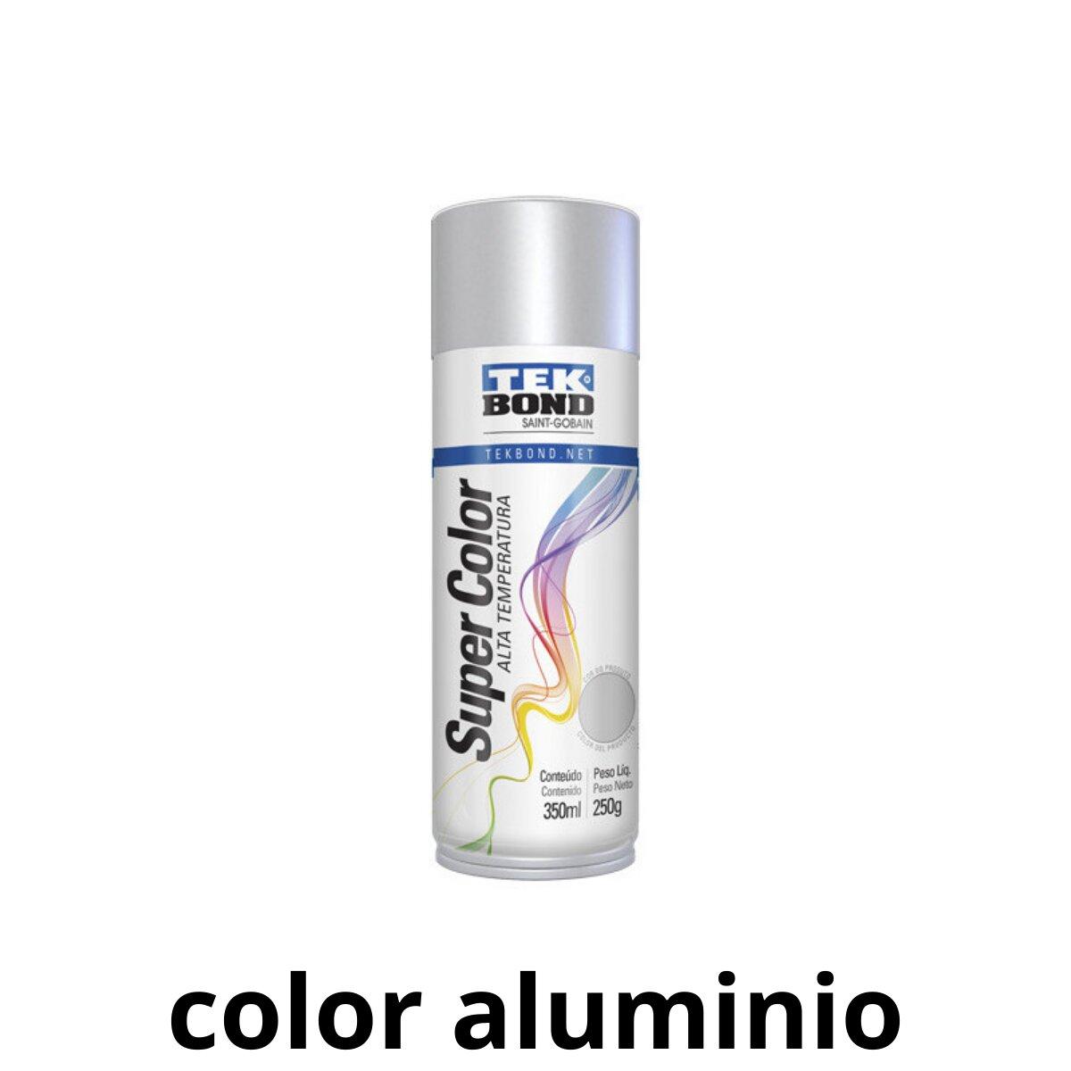 Aerosol pintura alta temperatura aluminio 250 gr
