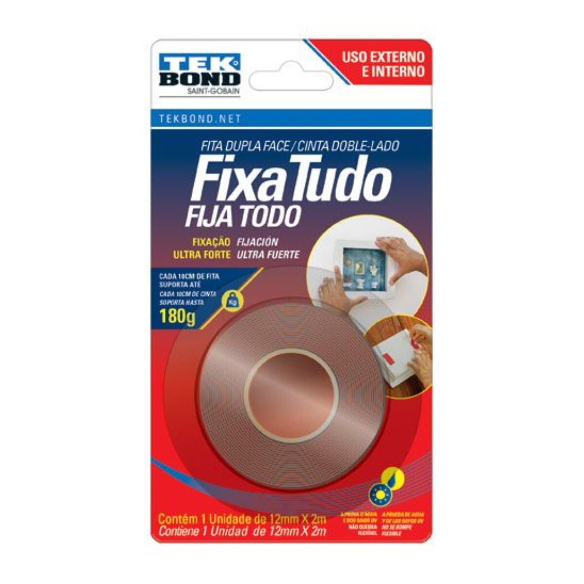 Cinta doble faz interior/exterior 12 mm