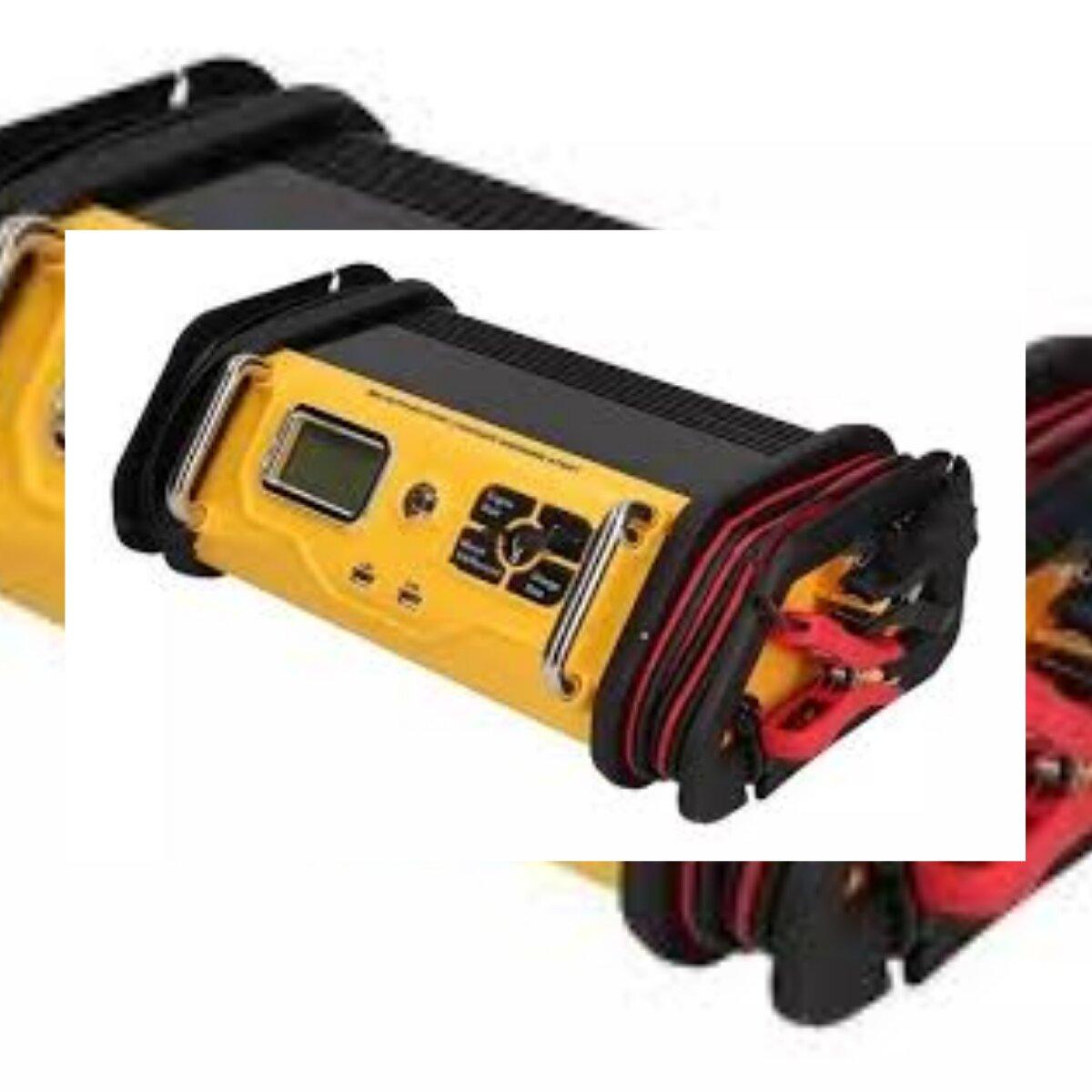 Cargador/arrancador de batería 30-75 amp. con linterna