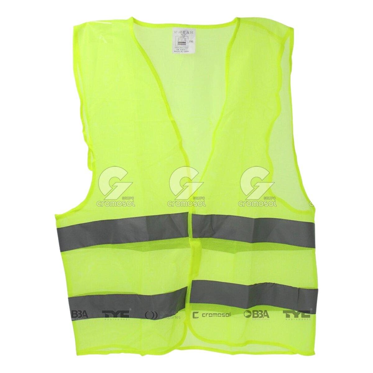 Chaleco reflectivo fluorescente universal