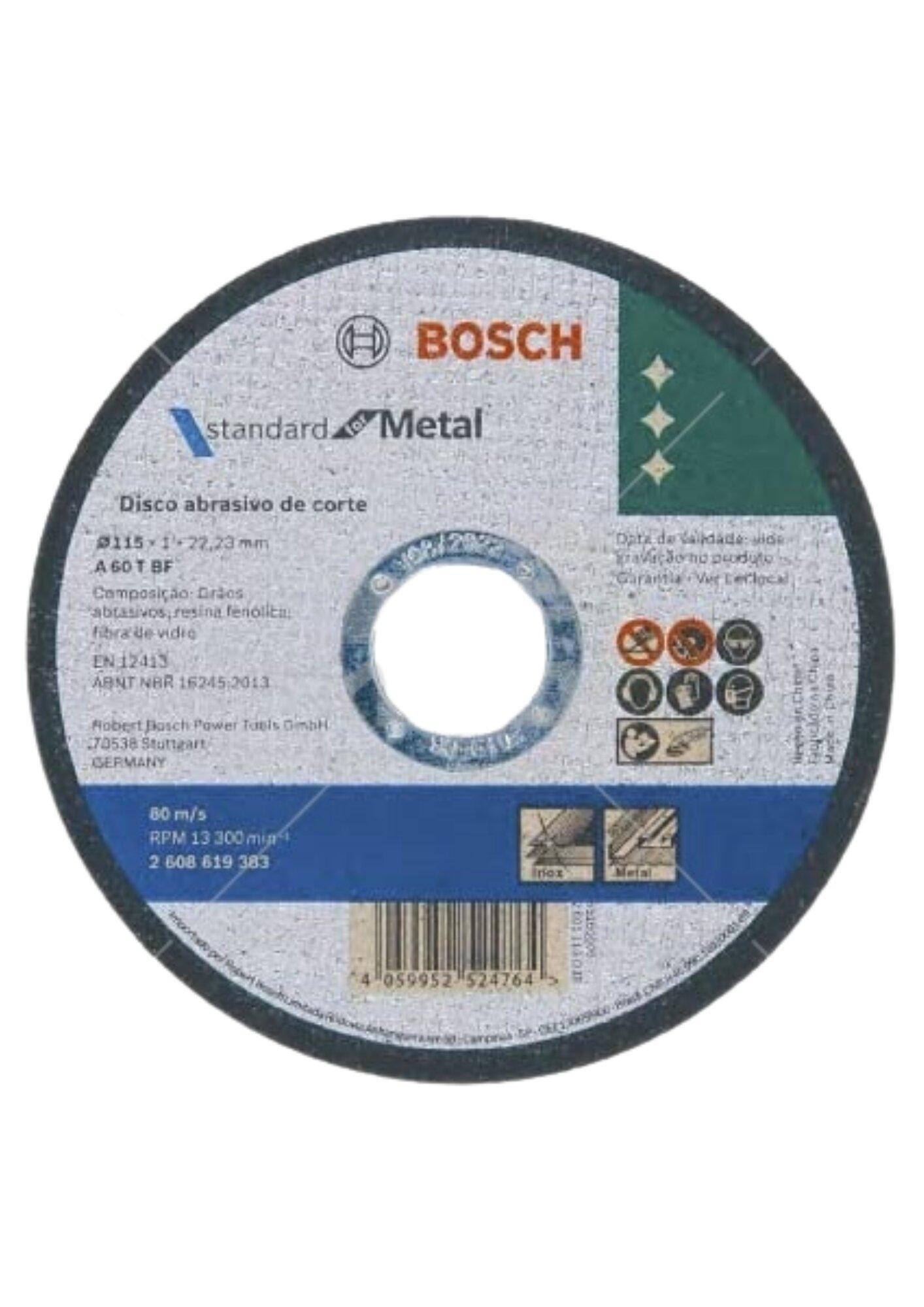 Disco de corte 115x1 mm inox