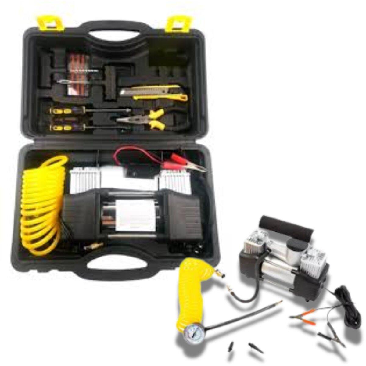 Caja de herramientas con compresor 150 psi