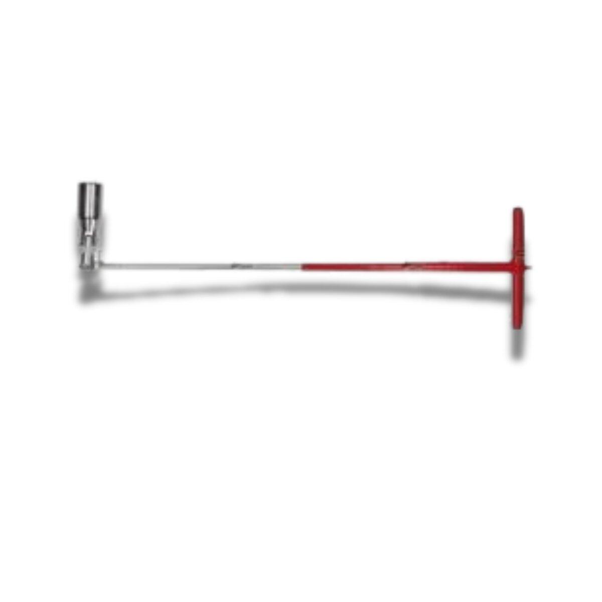 Llave saca bujía 16 mm mango largo articulada