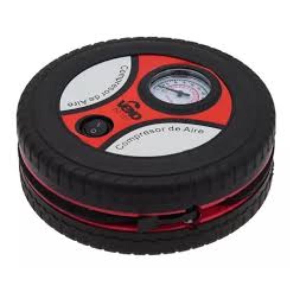 Mini compresor 12V 150 PSI con varios picos
