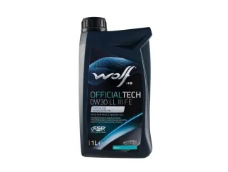 Aceite de motor aceite sintetico wolf officialtech 0W30 ll iii fe x 1 l