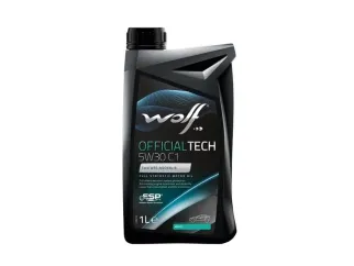 Aceite de motor aceite sintetico wolf officialtech 5W30 C1 - Low saps bajo contenido de cenizas ideal dpf x 1 l