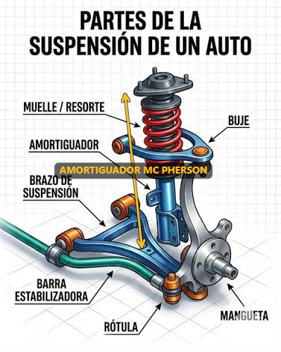 Amortiguador delantero — Chevrolet (Corsa) — foto 6