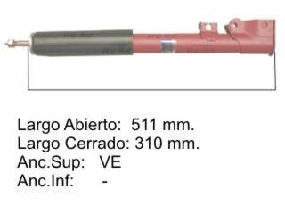 Amortiguador trasero — Fiat (Duna, Uno)