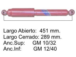 Amortiguador trasero — Ford (Courier)