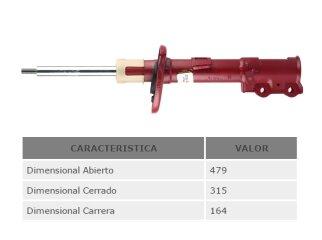 Amortiguador delantero derecho — Ford (Ecosport)