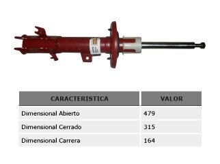 Amortiguador delantero izquierdo — Ford (EcoSport)