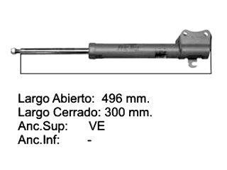 Amortiguador trasero — Ford (Escort)