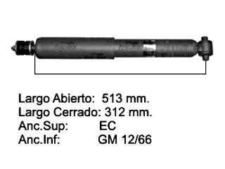 Amortiguador trasero — Ford (F100, F1000)