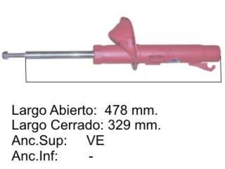 Amortiguador delantero — Ford (Courier, Fiesta)