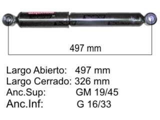 Amortiguador trasero — Isuzu (Trooper)