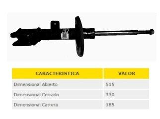 Amortiguador delantero izquierdo — Peugeot (308, 408) — foto 2