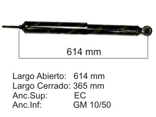 Amortiguador trasero — Chevrolet (Aveo)