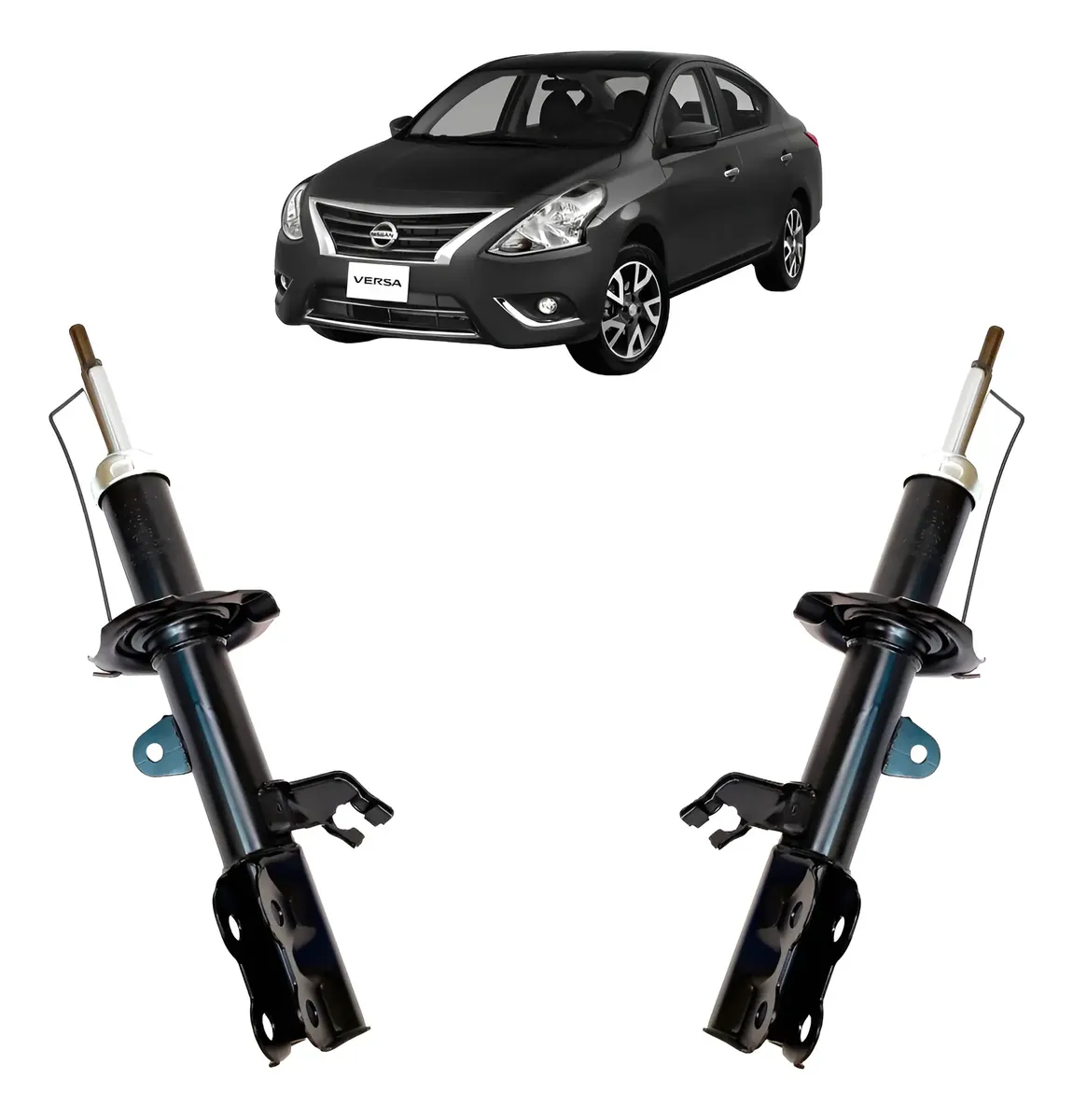 Amortiguador delantero derecho — Nissan (Versa)