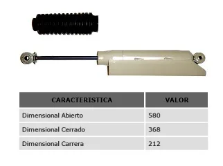 Amortiguador ford F100 06/.. | Delantero