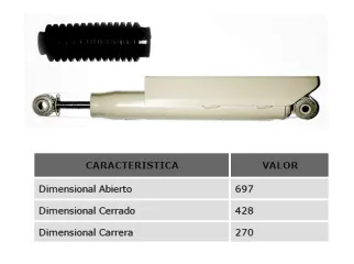 Amortiguador ford F100 06/.. | Trasero