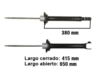 Amortiguador ford ka 08/13 | Trasero