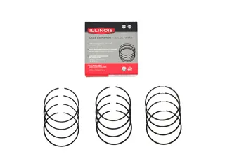 Aros de piston (Juego) volkswagen Senda/Saveiro/Gol/Golf/Passat/Kombi 1.6 diesel -rectificacion std -76.50X1.75+2.00+3.00MM