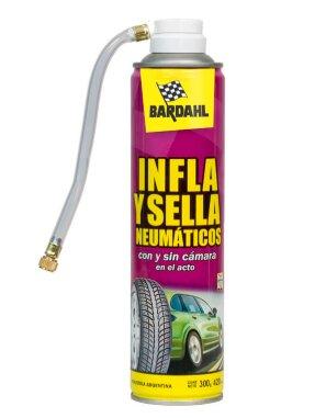 Infla y sella neumáticos