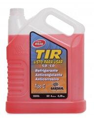 Refrigerante líquido TIR Rojo 50/50 listo para usar 4 litros