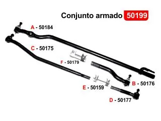 BARRA DIRECCION FORD F100 06/..