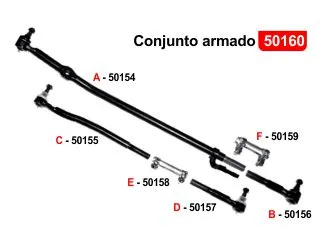 BARRA DIRECCION FORD F100 99/..
