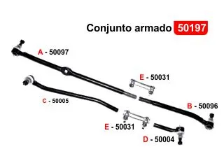 Barra direccion ford F100 84/92 / Ford F150 84/92