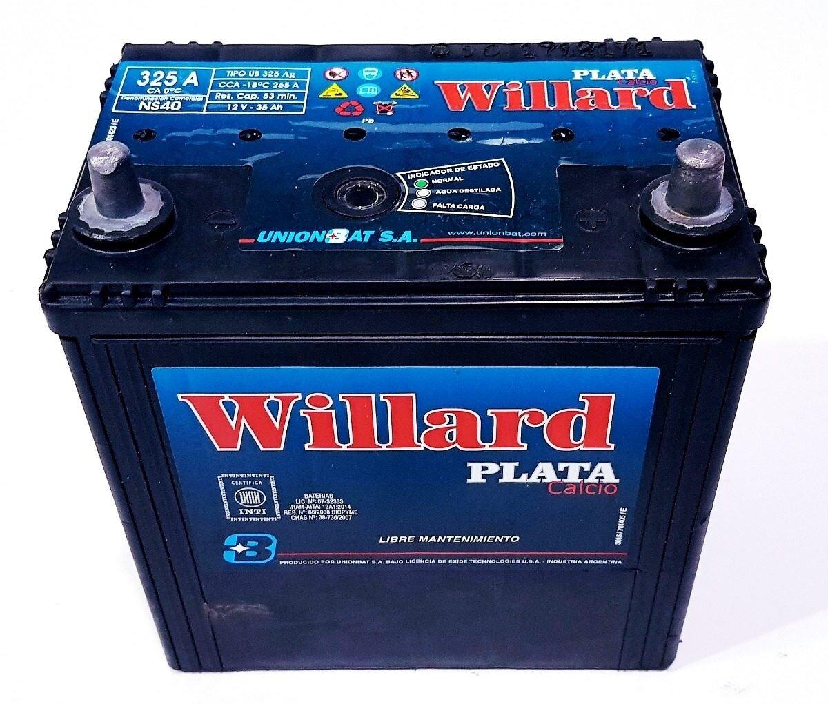 Batería Willard 51Ah — Honda (Civic, CR-V)