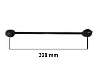 Bieleta derecha 330mm — Peugeot/Citroën (208, 301, C3 Picasso, C-Elysée)