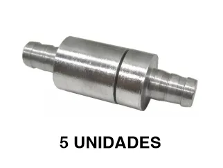 Bomba combustible valvula antiretorno de aluminio para manguera 8MM
