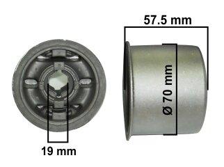 Buje de parrilla inferior delantero trasero — Honda (CR-V)