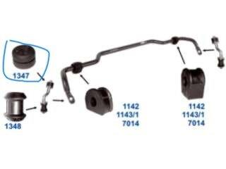 Buje de bieleta estabilizadora delantera — Ford/Volkswagen (Galaxy, Carat, Quantum, Santana)