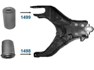 Buje parrilla inferior delantero c/pestaña — Chevrolet/Isuzu (LUV, Pick Up, Rodeo, Trooper)