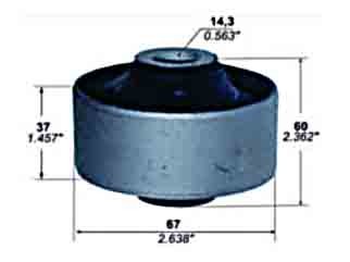 Buje de parrilla delantero — Hyundai/Kia (Accent, I10, Picanto, Rio, Soul, Tucson)