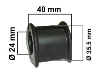 Buje de barra estabilizadora central delantero — Honda (Civic)