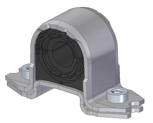 Buje de barra estabilizadora 19mm — Volkswagen (Vento)