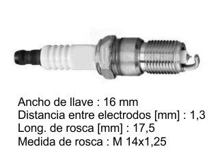 Bujía de encendido iridio — Ford (Tipo)