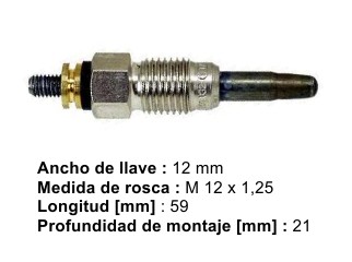 Bujía precalentadora — Volkswagen (Gol)