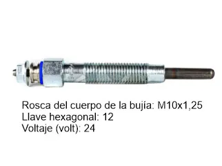 Bujia precalentadora nissan patrol 88/97