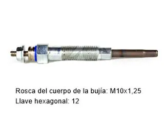 Bujia precalentadora toyota Hiace / Toyota hilux
