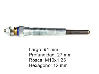Bujia precalentadora toyota land cruiser