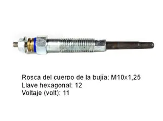 Bujia precalentadora toyota Corolla / Toyota Hiace / Toyota hilux