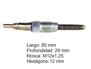 Bujia precalentadora fiat Brava/Bravo/Marea 1.9 / Alfa romeo 145/146/147/156 1.9 /166 2.4